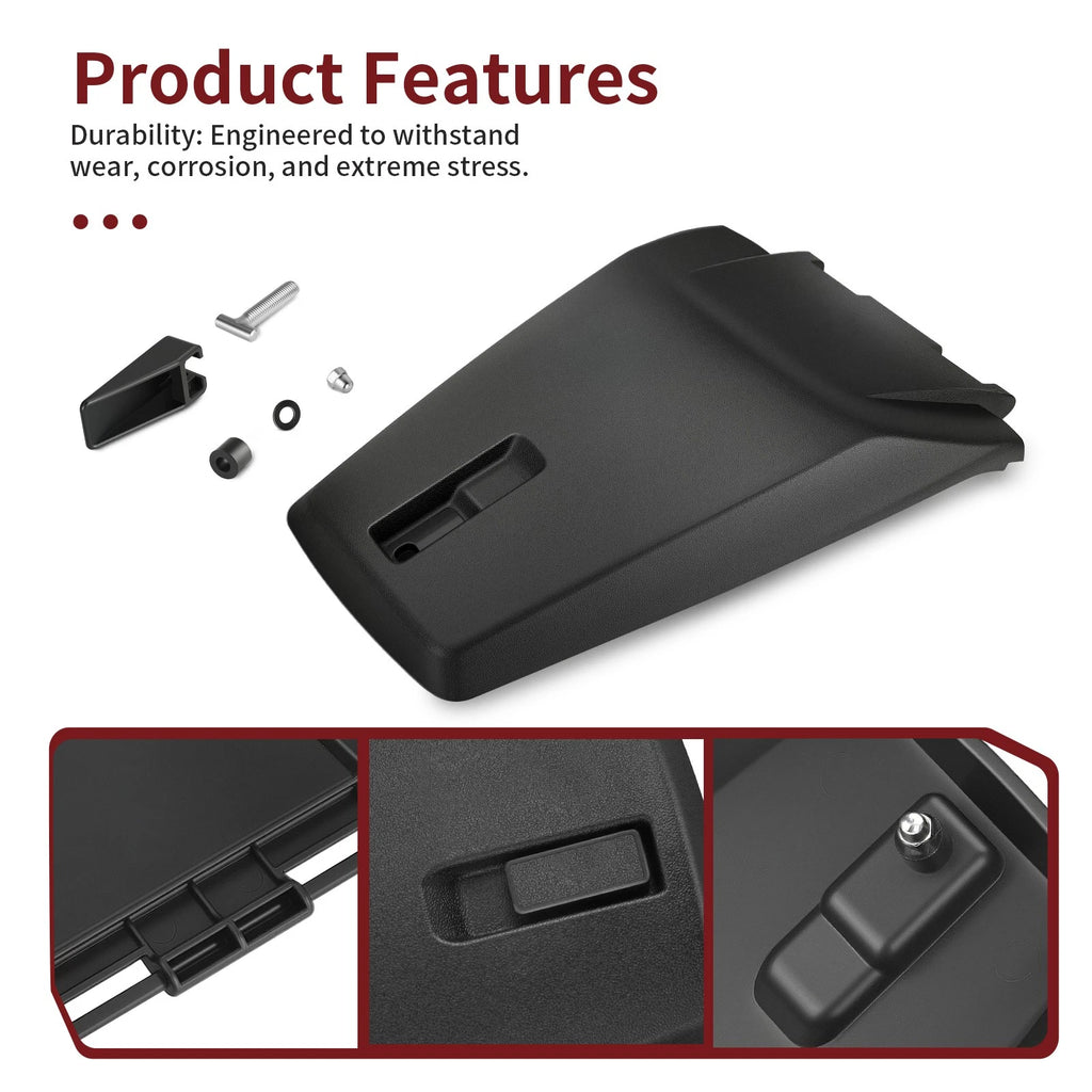 Storage Box Lid Cover & Latch Kit for Arctic Cat TRV 400 450 500 550 700 1000