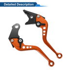 Long Brake Clutch Levers for Honda CB919 (2002–2007) Orange 1 Pair