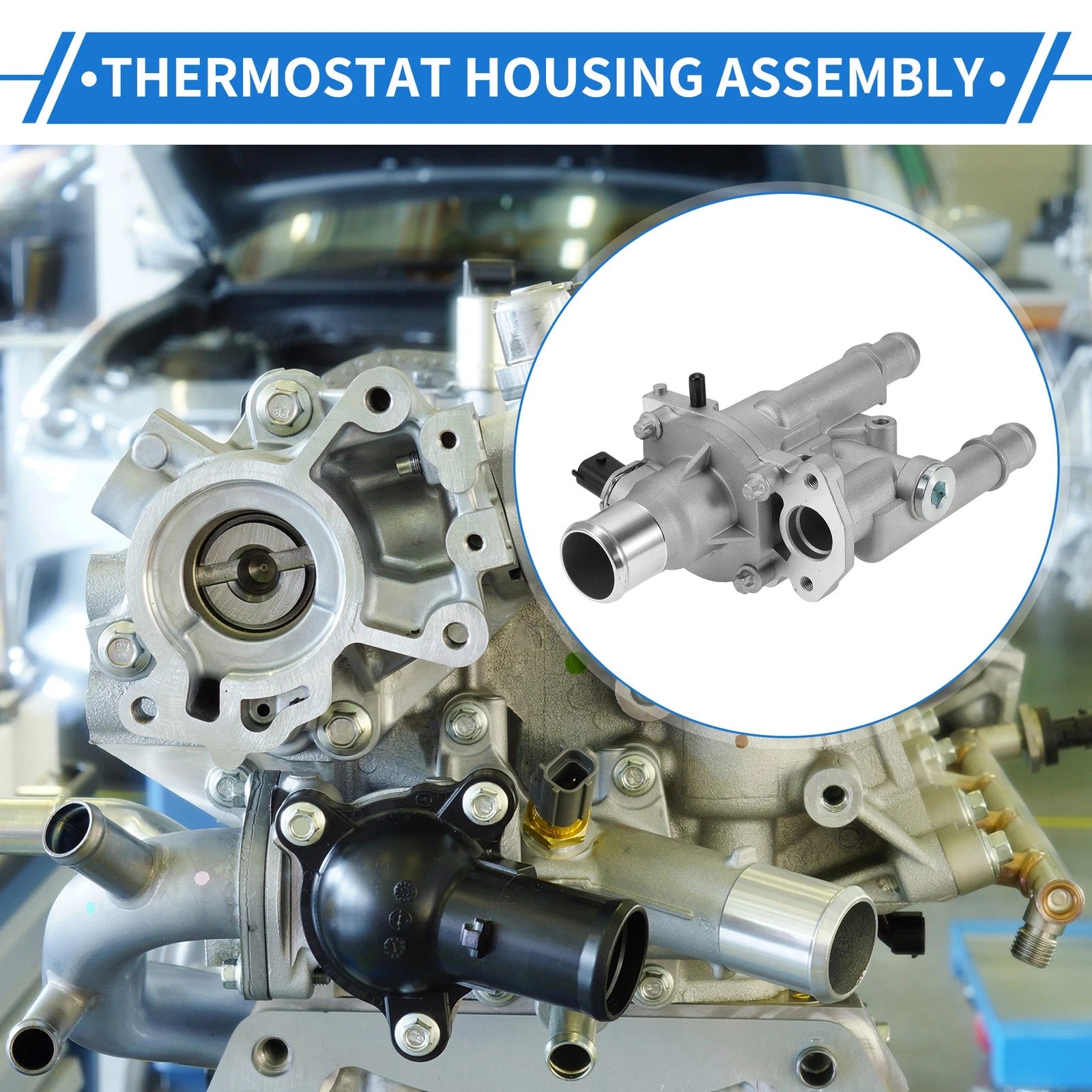 Thermostat Housing Assembly for Chevy Cruze (2011–2016) 25192228/25199824