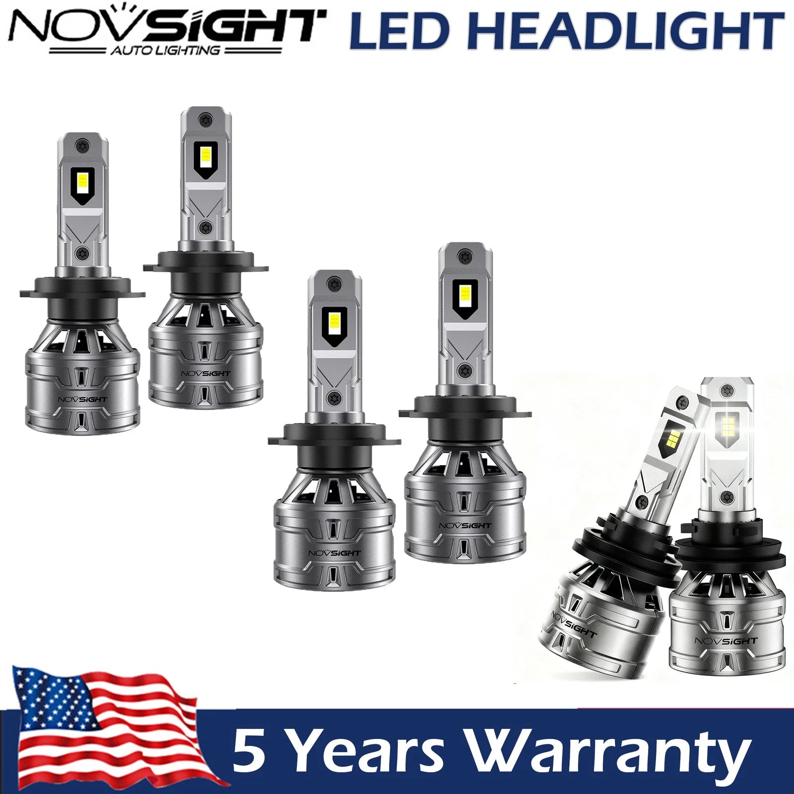 6X Combo LED Headlight Hi/Lo Bulbs + Fog Lamp for Hyundai Sonata (2011–2014)