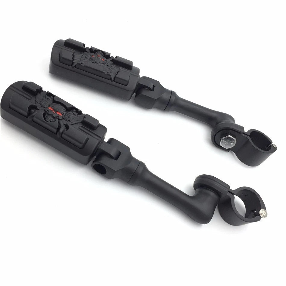 1.5" Black Zombie Foot Peg for Honda GoldWing VTX1300 Shadow Valkyrie