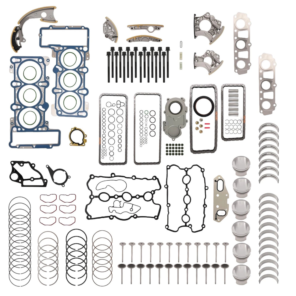 Engine Rebuild Kit w/ Pistons & Timing Chain for Audi A5 S5 3.0T (2012–2016)