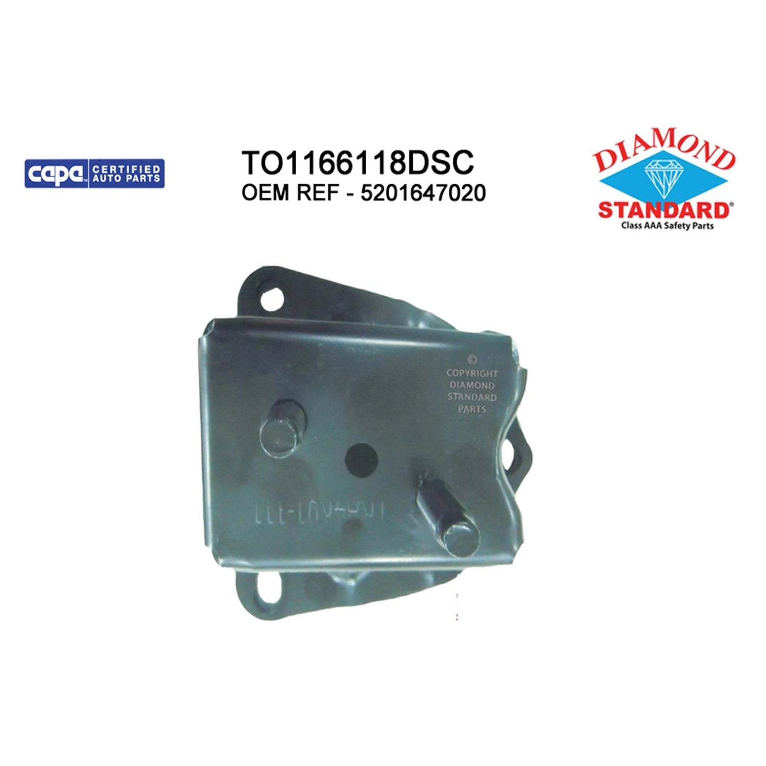 Replacement Rear Driver Side Bumper Impact Bar Bracket for Toyota Prius (2010–2015)