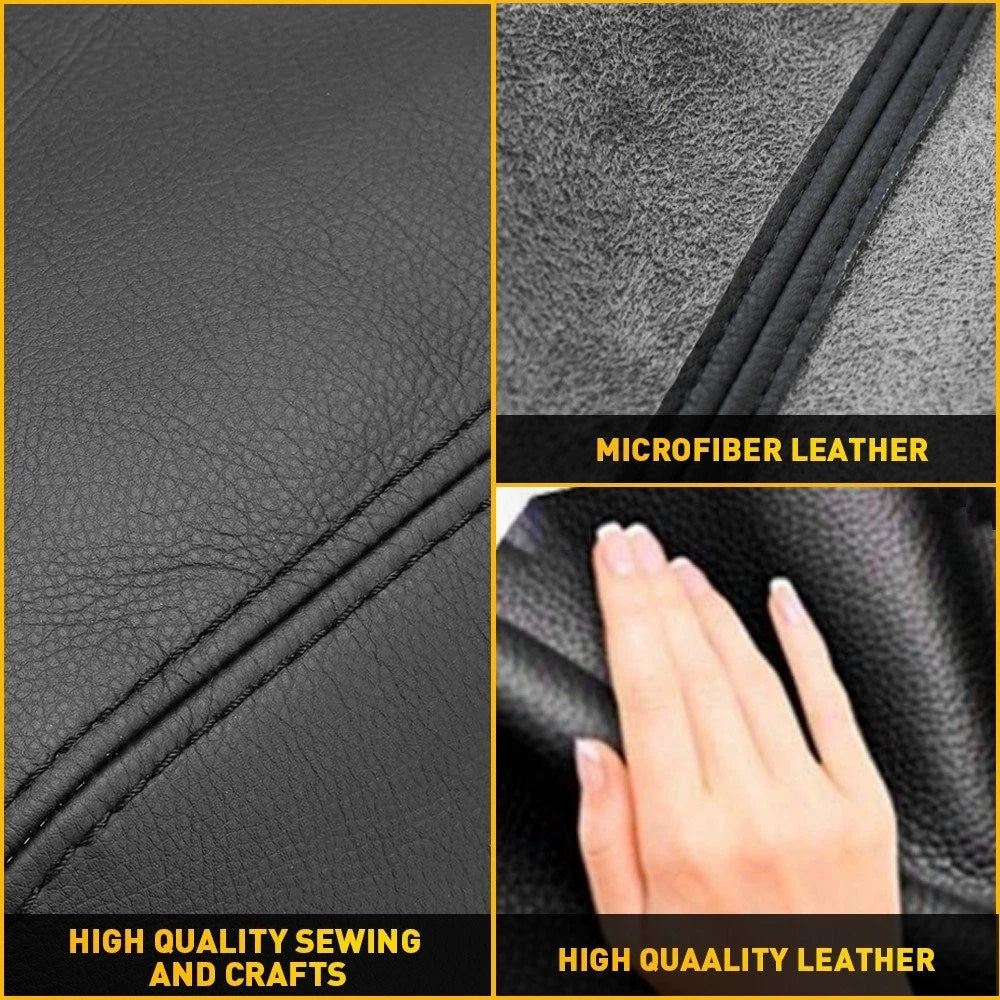 Leather Armrest Cover for Ford Escape (2017–2019) Center Console Pad Protector