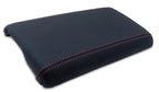 Leather Center Console Armrest Cover for Nissan 300ZX (1990–1996) Red Stitch