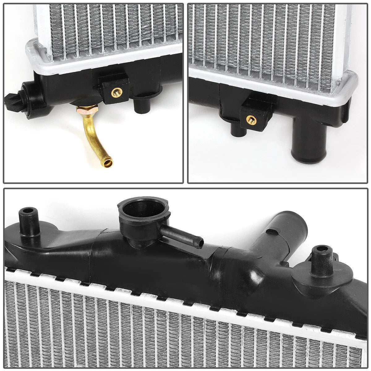 Full Aluminum Core Radiator for Ford Festiva (1988–1993) DPI 263