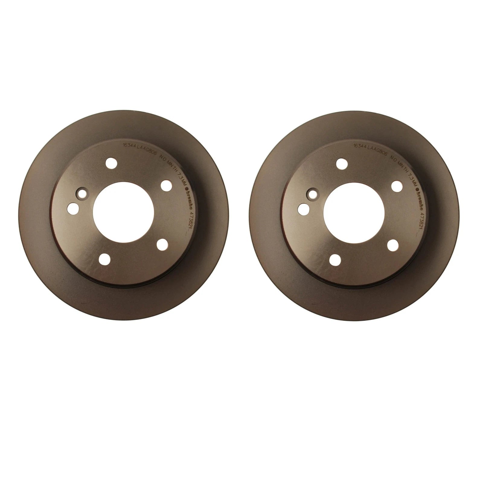 Brembo 2X Rear Solid Coated 258mm Brake Disc Rotors for Mercedes W124 (1985–1996)