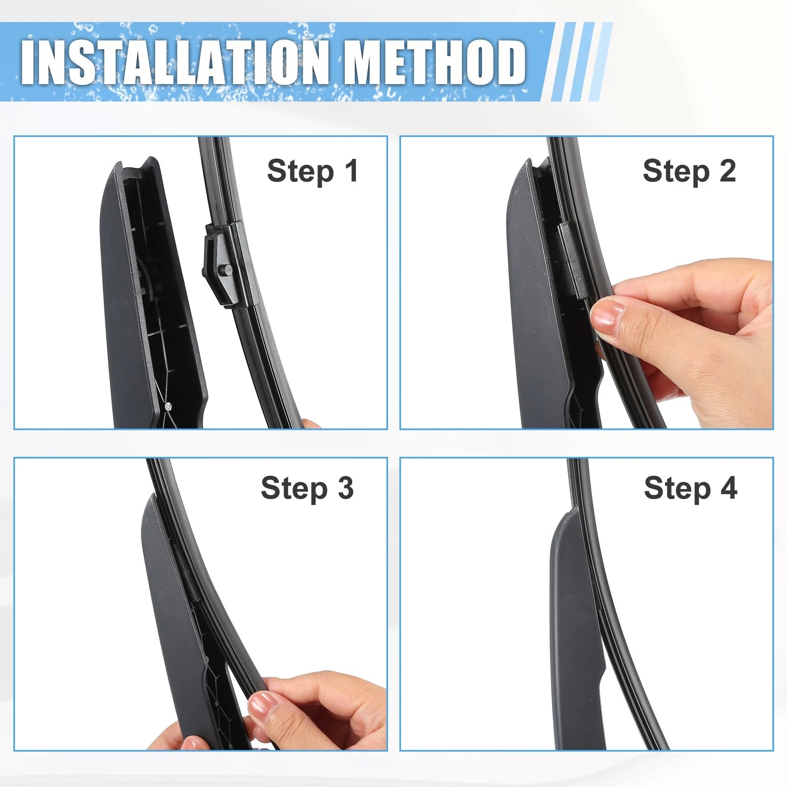Set of 2 Rear Windshield Wiper Blade Arms for BMW X1 F48 (2015–2022)