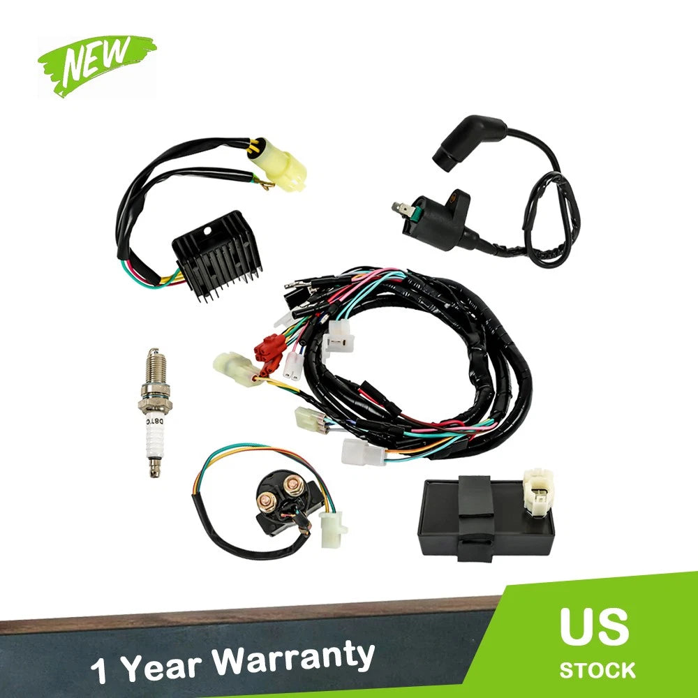 CDI Ignition Coil Rectifier Relay & Wire Harness for Honda TRX300 (1994–1996)