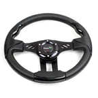 13" Black Steering Wheel & Adapter for EZGO TXT RXV (2008–2023)