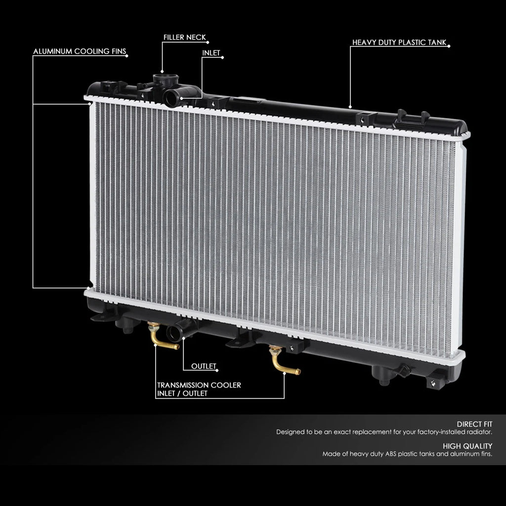 Aluminum Cooling Radiator for Toyota Paseo/Tercel (1995–1999) DPI 1750