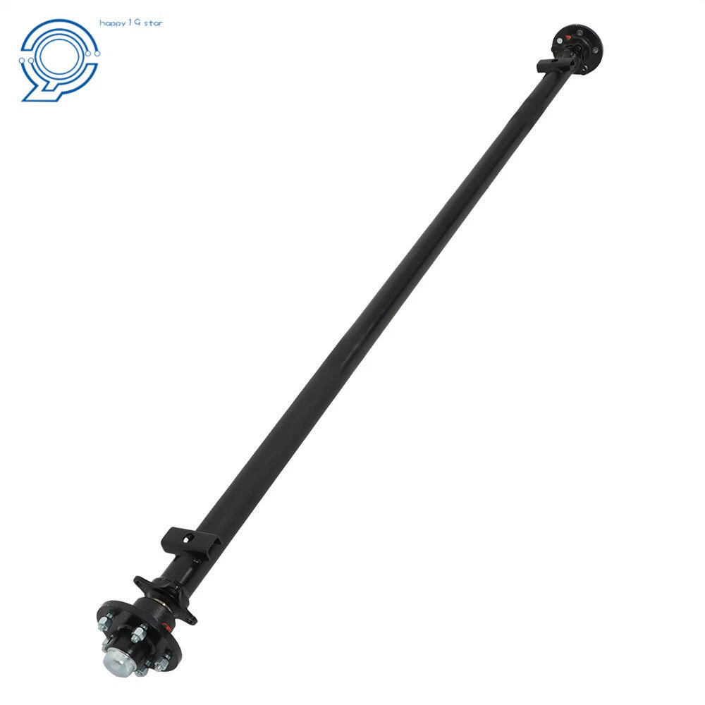 3.5K Trailer Axle 5 Lug 89" HF 74" Spring Center 5 on 4.5" with U-Bolt Kit