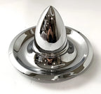 Set of 4 Hubcaps Chrome Center for Chevrolet Rally Wheel (1949–1972)