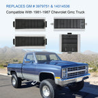 Set of 4 A/C Dash Vents for Chevy GMC Truck (1981–1987)