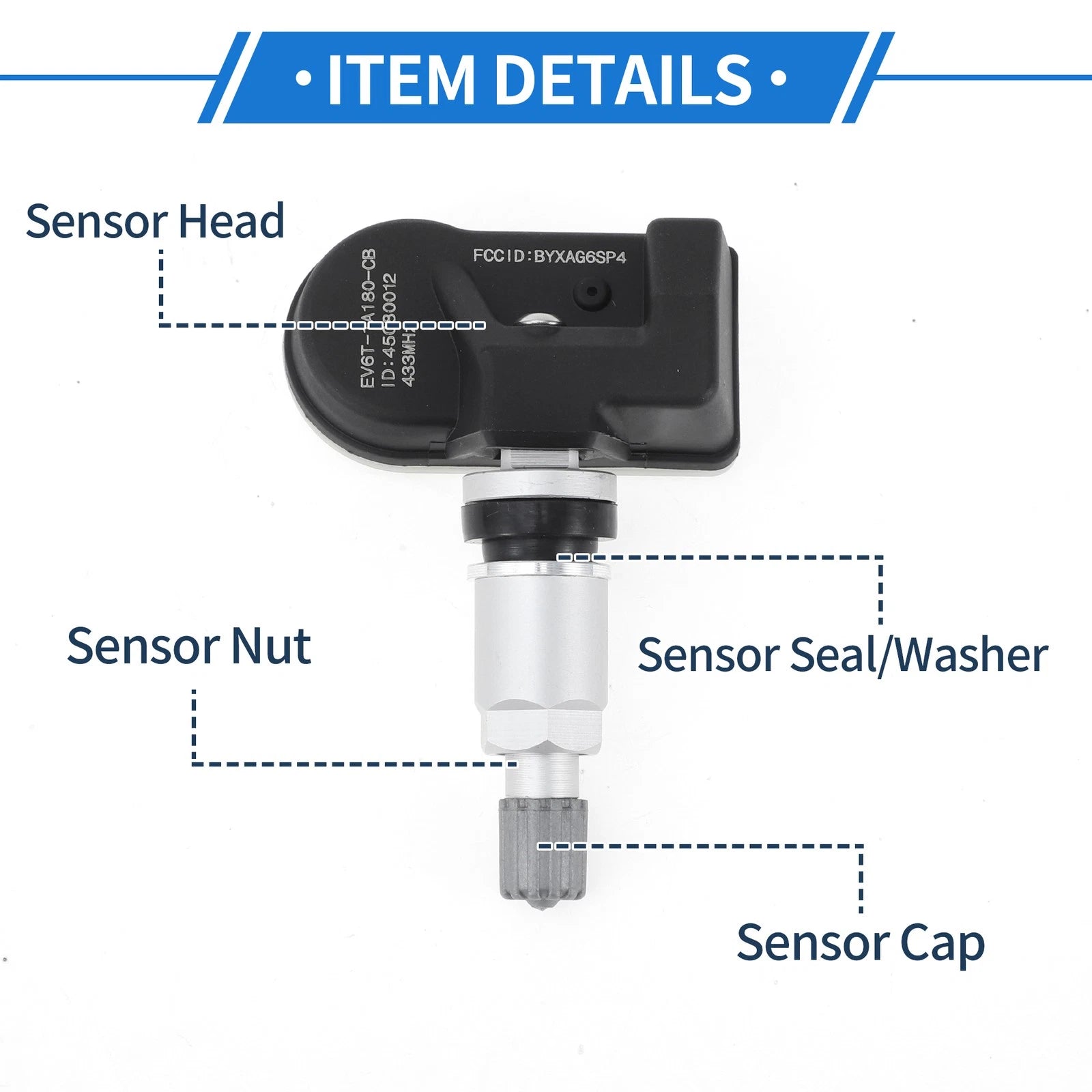 Tire Pressure Monitoring Sensor for Ford F-150 (2015–2021)