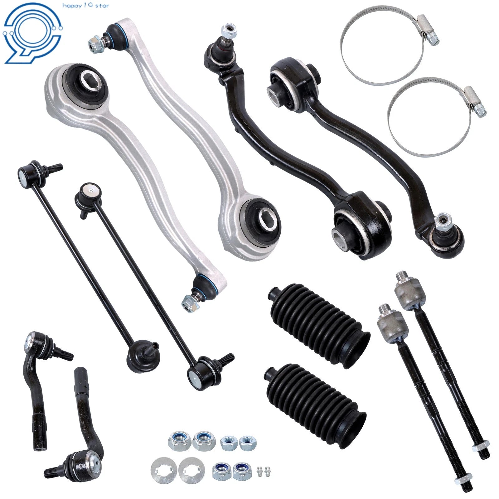 12PCS Suspension Control Arm Kit for Mercedes-Benz C280 C350 (2006–2007)
