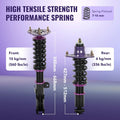 4X Adjustable Coilover Struts Shocks Kit for Scion tC (2005–2010)