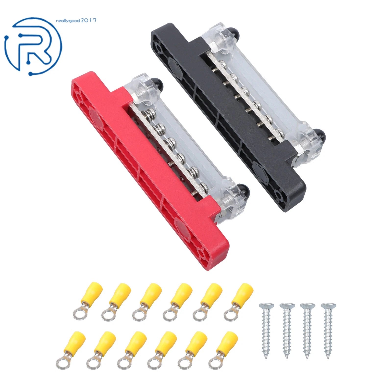 6 Way Bus Distribution Block for 48V Systems (150A)