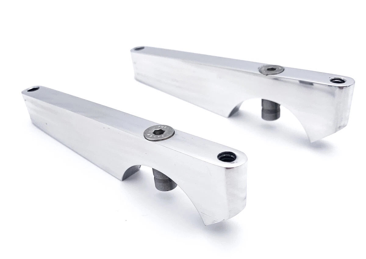 Aluminum Rear License Plate Spreader Bar Mounting Brackets for 2" Tubing