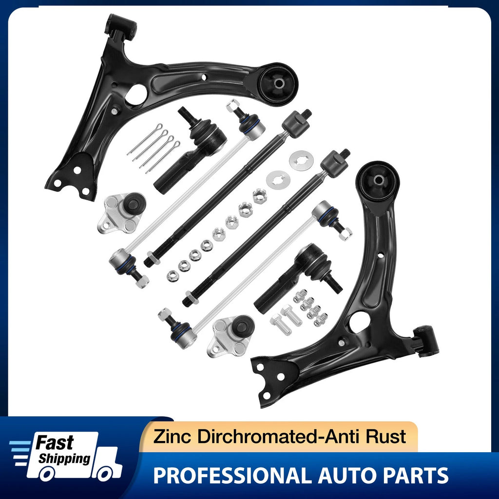 Front Lower Control Arms, Sway Bars, Tie Rods for 2009–2013 Toyota Corolla Matrix