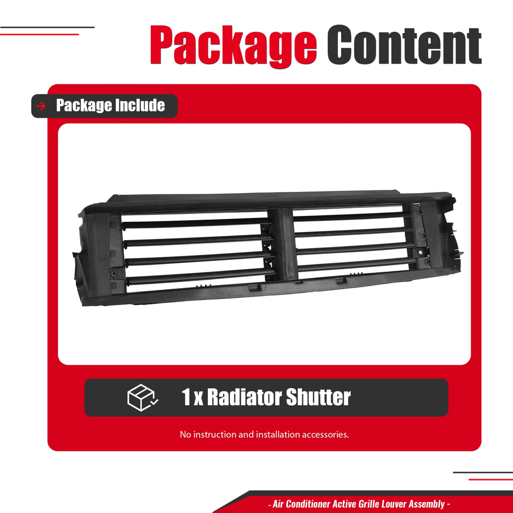 Lower Radiator Active Grille Shutter for Volkswagen Jetta (2015–2018)