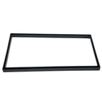Car Radio Surround Frame for Universal 2 Din (2010–2023) - Black ABS Plastic