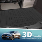Flat Face Cargo Liner Rear Trunk Mat for Buick Envista (2022–2023) TPE