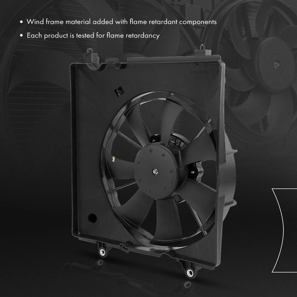 Cooling Fan Assembly with Shroud for Honda Insight (2019–2022)