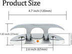 Set of 4 Folding Boat Cleats for (316 Stainless Steel)