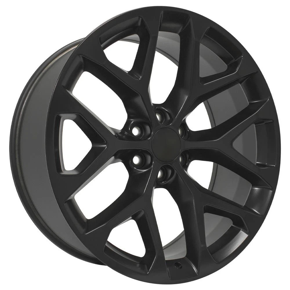 Satin Black 2WD Wheel for Chevy C2500 (1988–2000)