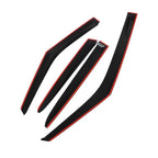 Set of 4 Smoke Side Window Vent Visors for Hyundai Veloster (2011–2017)