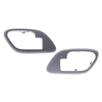 Gray Interior Door Handle Bezels Trim for Chevrolet C1500 C2500 K1500 Tahoe (1995-2000)
