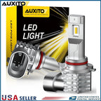 AUXITO H10 9145 9140 LED Fog Light Bulb 3000K Golden Yellow (3000LM)