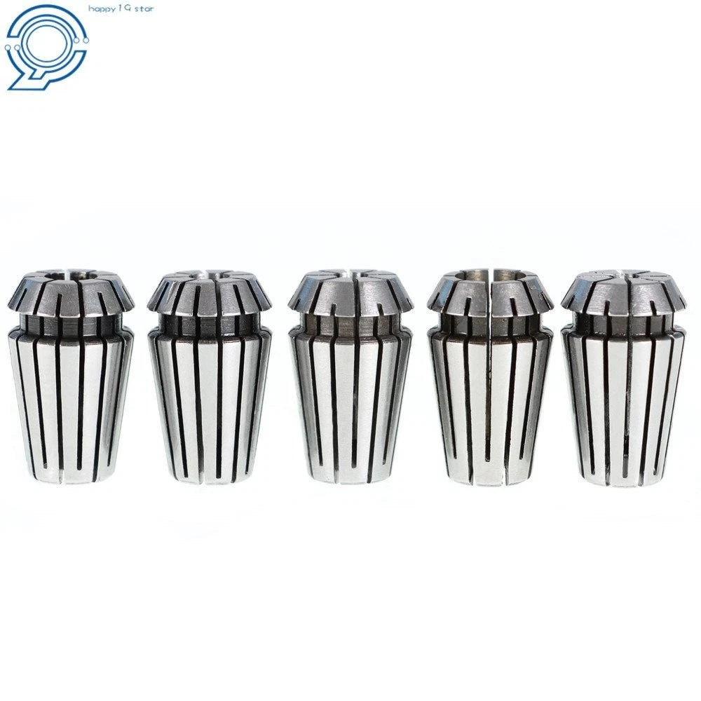 9Pcs ER16 1/8 - 3/8" Spring Collet Set for CNC Milling Lathe Tool