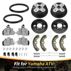 Front Brake Drum Plate Cylinder Set for Yamaha Big Bear 350 (1989–1998)