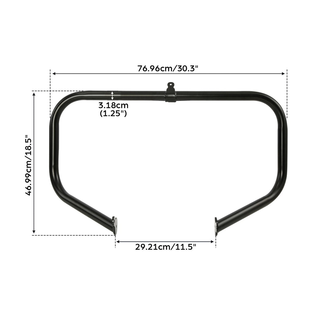 Engine Guard Bar Foot Pegs for Harley Street Glide (2009–2024)