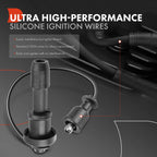 2X Spark Plug Wire Set for Hyundai Sonata, Santa Fe, Kia Optima (2006–2010)