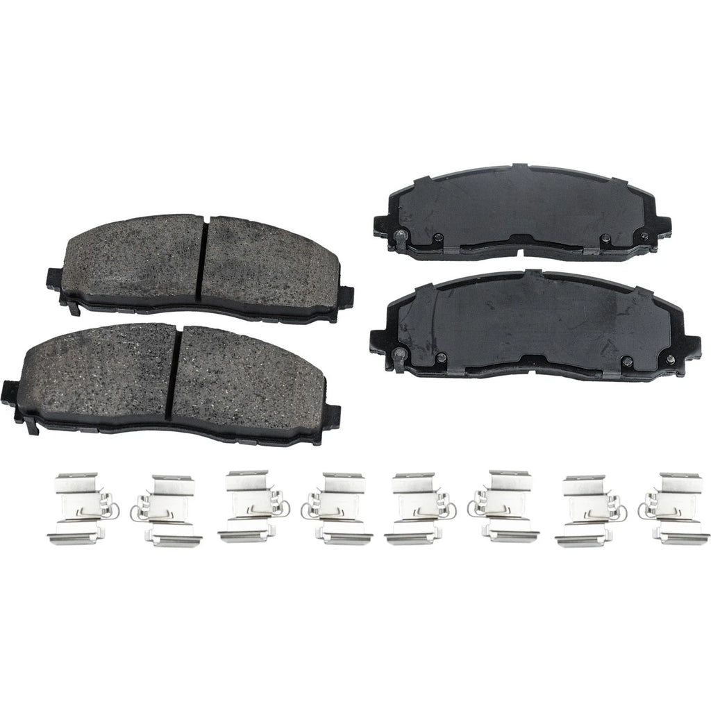 Set of 4 Ceramic Brake Pads for Dodge Grand Caravan (2012–2020)
