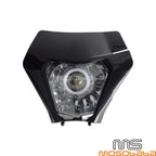 Enduro Dirt Bike LED Headlight Fairing for 200-450 EXC Six Days KX KLX WR YZ (200-2023)