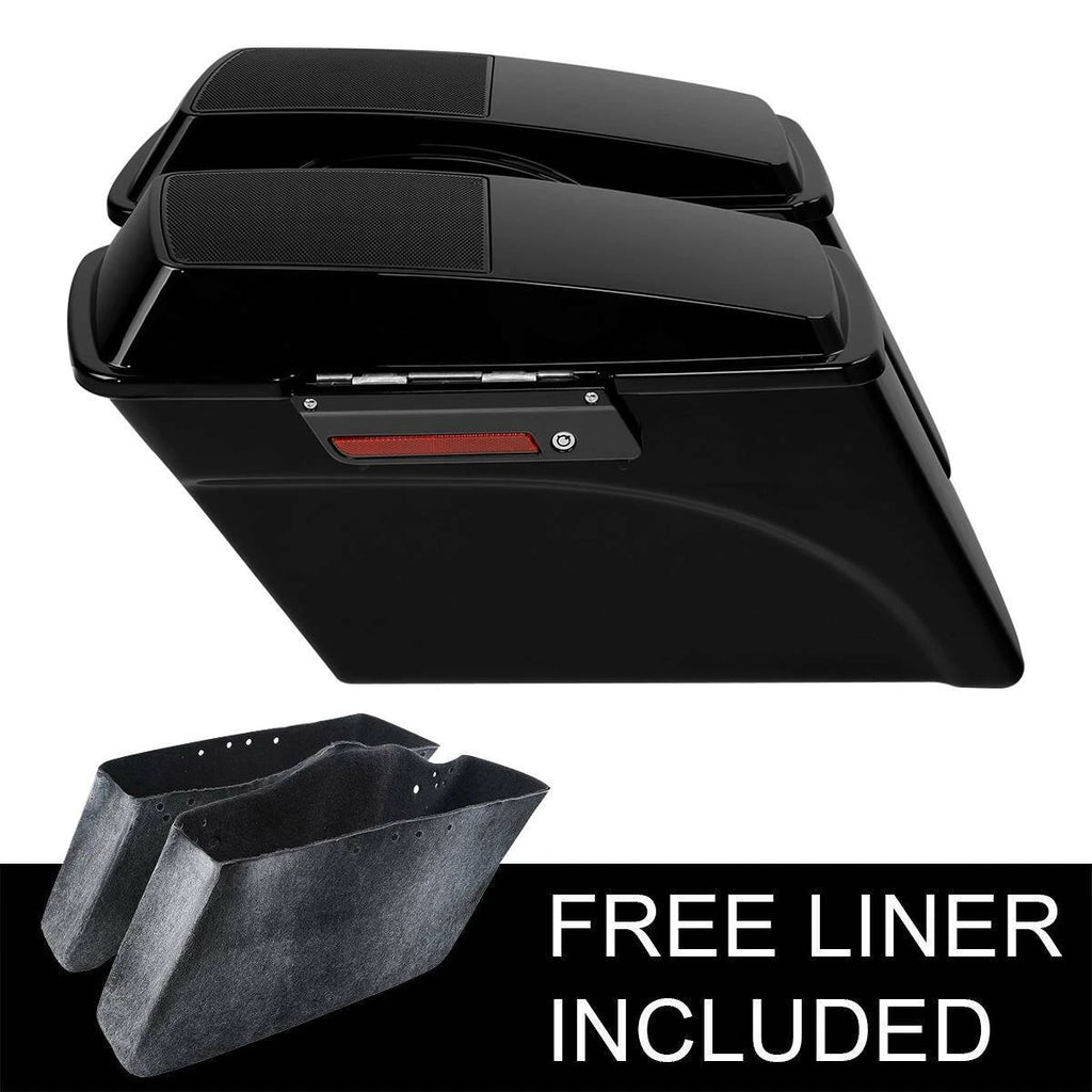 Hard Saddlebags with 6x9" Speaker Lids for Harley CVO Electra Road Glide (1994–2013)