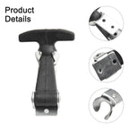 Elastic Stainless Steel Rubber Hood Catch for Universal Applications (4" - 7")