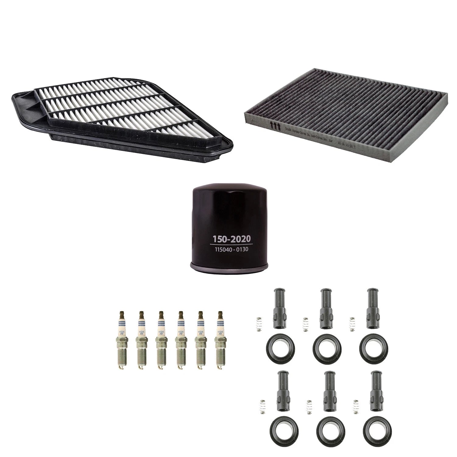 Tune Up Kit with 6 NGK Spark Plugs & Boots for Enclave Transverse V6 (2008–2017)