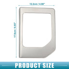 Gear Shift Frame Trim Sticker Panel Cover for Toyota Tundra (2014–2021) Silver Tone