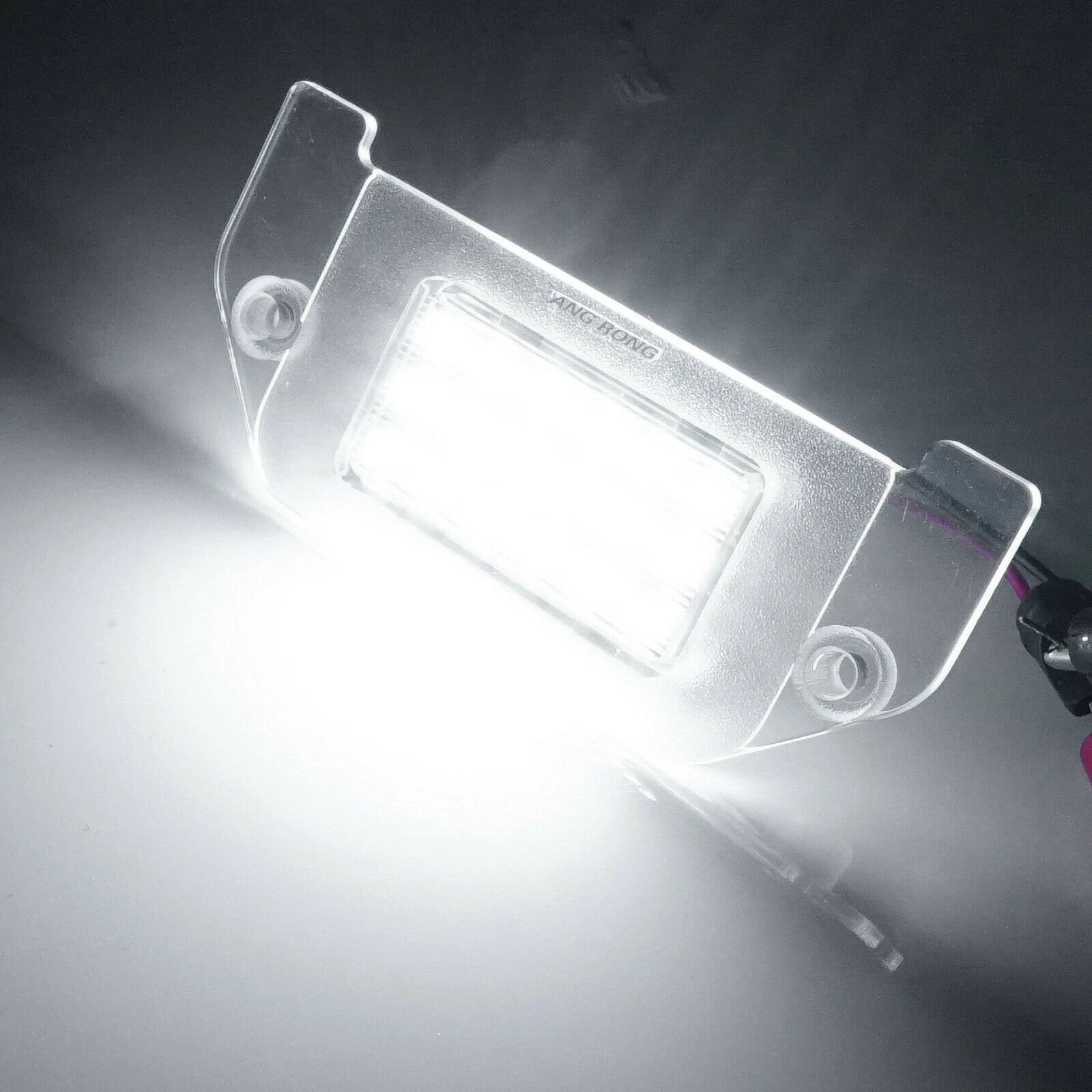 White LED License Plate Tag Light for Dodge Charger Challenger Dart Avenger (2011-2020)