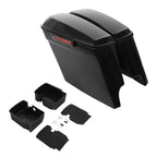 5" Stretched Saddlebags & Tray Organizers for Harley Road Glide (2014–2023)