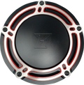 KODLIN USA Derby Cover for M8 Touring (K25409-RL) Black/Red