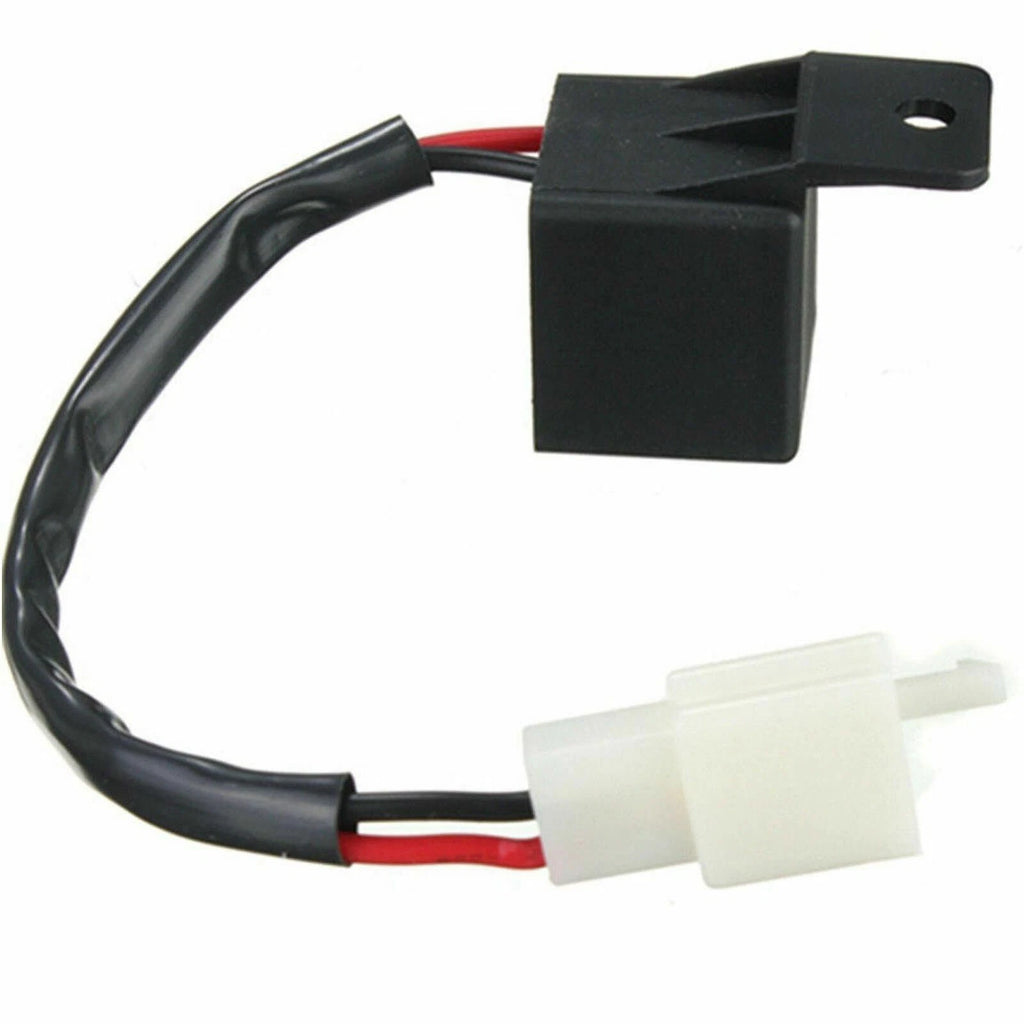 Electronic LED Flasher Relay with Adapter for Universal Fit (2-Pin) (-)