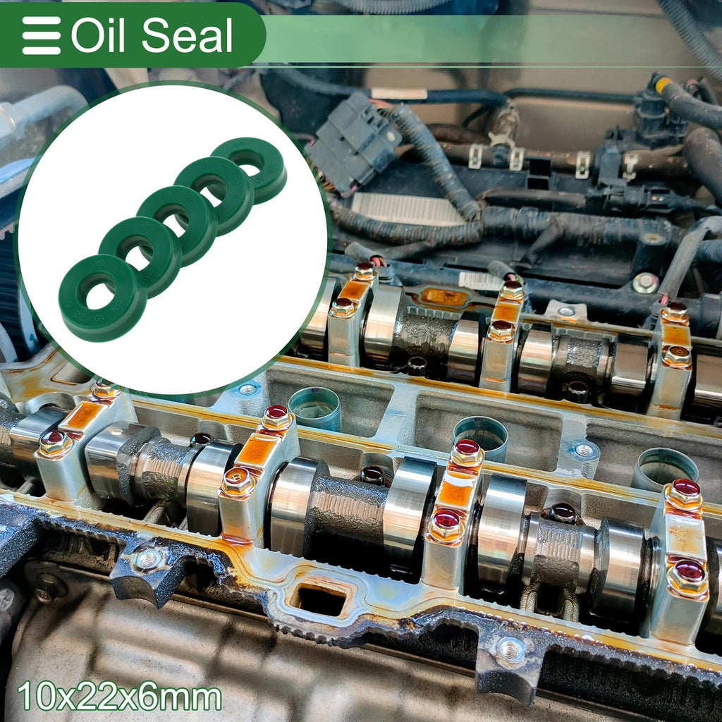 Set of 5 Oil Seal Ring 10x22x6mm for Various Applications