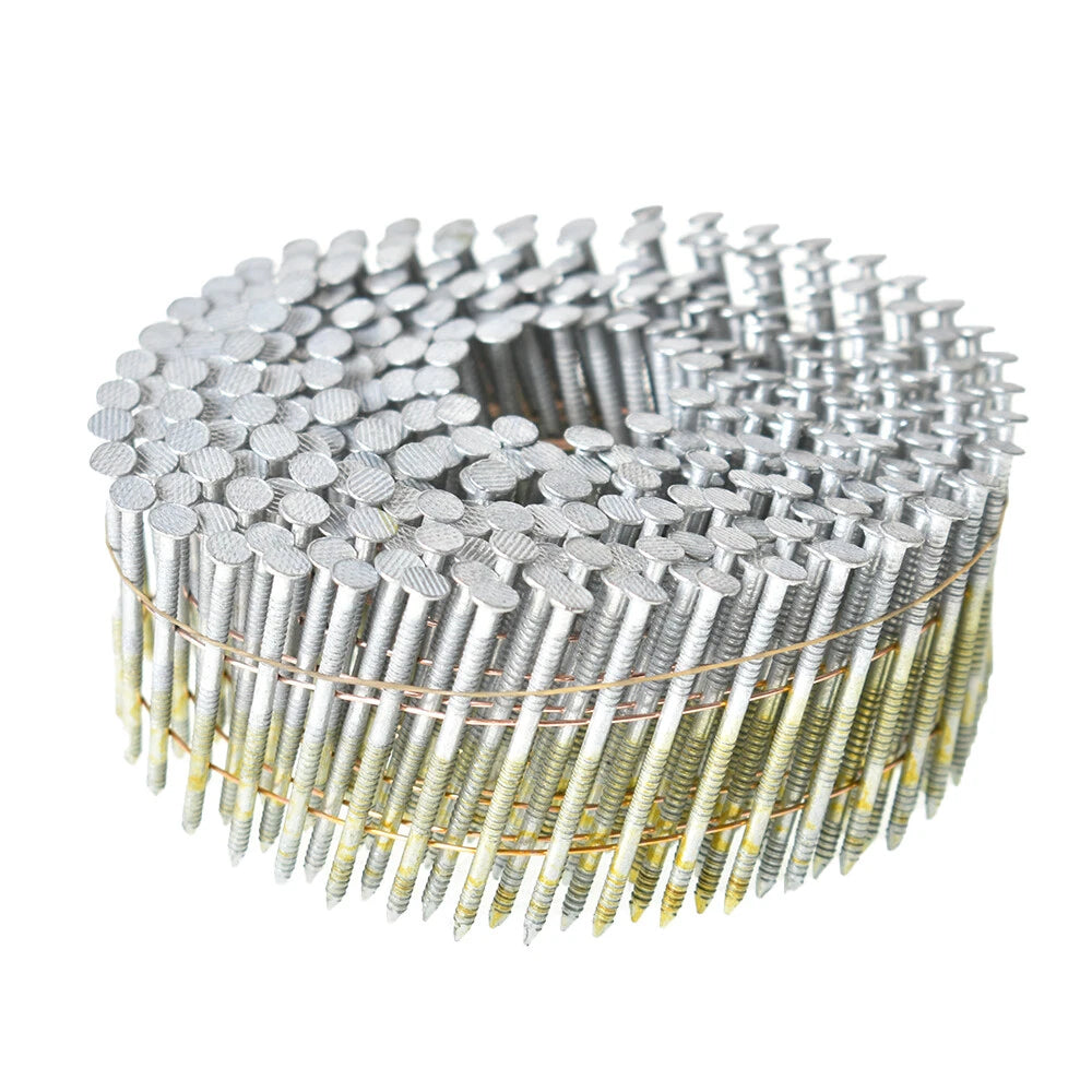 Set of 3600 Siding Nails for Collated Wire Coil 15 Degree