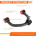 2X Front Upper Control Arms for Ford F-150 (2021–2025) - Red Powdercoated